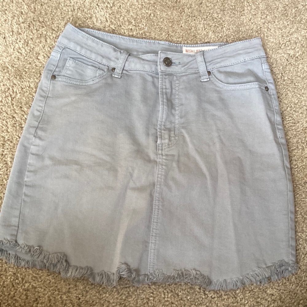jean skirt